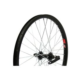 Колесо велосипедное переднее STAR, 20", BMX, обод MX-25, алюминиевый сплав, втулка KT-135F, ось 12мм, черный, H000008388, изображение  - НаВелосипеде.рф