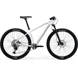 Горный велосипед Merida Big.Nine XT Edition 29" 2020, 6110834295, Вариант УТ-00183551: Рама: L(18.5") (Рост: 177-190 см), Цвет: GlossyWhite/LiteSilver , изображение  - НаВелосипеде.рф
