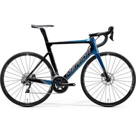 Шоссейный велосипед Merida Reacto Disc-5000, 2020, Вариант УТ-00182419: Рама: XS (47cm) (Рост: 158-167 см), Цвет: GlossyOceanBlue/Black , изображение  - НаВелосипеде.рф
