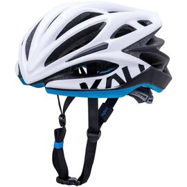Шлем велосипедный KALI LOKA ШОССЕ/ROAD,CF, 21 отверстие, Mat Wht/Blk/Blu, 02-40220117, Вариант УТ-00183827: Размер: S/M 54-58см, изображение  - НаВелосипеде.рф