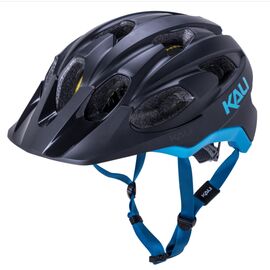 Шлем велосипедный KALI PACE TRAIL/MTB, LDL, CF, 15 отверстий, Mat Blk/Blu, 02-21720117, Вариант УТ-00183807: Размер: S/M 54-58см, изображение  - НаВелосипеде.рф