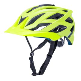 Шлем велосипедный KALI LUNATI ENDURO/MTB, CF, 25 отверстий, с креплением для камеры, MatFluoYlw, 02-21120127, Вариант УТ-00183781: Размер: S/M 54-58см , изображение  - НаВелосипеде.рф