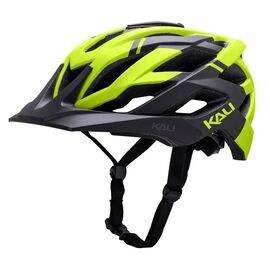 Шлем велосипедный KALI LUNATI ENDURO/MTB, CF, 25 отверстий, с креплением для камеры, MatBlk/FlY, 02-21118137, Вариант УТ-00183779: Размер: S/M 54-58см , изображение  - НаВелосипеде.рф