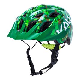 Шлем велосипедный подростковый KALI CHAKRA YOUTH, KIDS, CF, 21 отверстий, Pixel Grn, Вариант УТ-00183766: Размер: 52-57см, изображение  - НаВелосипеде.рф