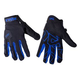 Велоперчатки KALI Venture Glove Logo, Blk/blu, 02-30117228, Вариант УТ-00183733: Размер: XS , изображение  - НаВелосипеде.рф