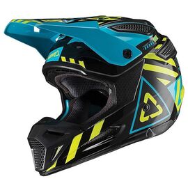 Велошлем Leatt GPX 5.5 V19.1 Helmet, Black/Lime, 1019100104, Вариант УТ-00104025: Размер: L 59-60cm , изображение  - НаВелосипеде.рф