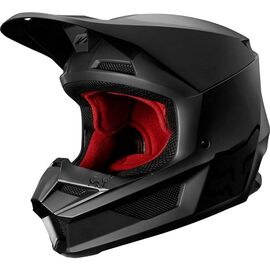 Велошлем Fox V1 Matte Helmet, Matte Black, 2019, 21828-255, Вариант УТ-00102791: Размер: L (59-60cm), изображение  - НаВелосипеде.рф