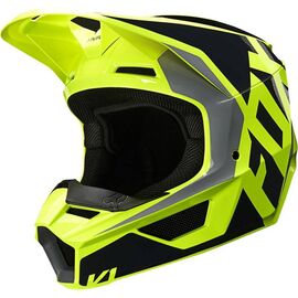 Велошлем Fox V1 Prix Lovl SE Helmet, Black/Yellow, 25471-019, Вариант УТ-00179198: Размер: L (59-60cm), изображение  - НаВелосипеде.рф