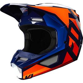 Велошлем Fox V1 Prix Lovl SE Helmet, Orange/Blue, 25471-592, Вариант УТ-00179202: Размер: L 59-60cm), изображение  - НаВелосипеде.рф