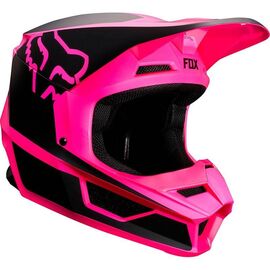Велошлем Fox V1 Przm Helmet, Black/Pink, 21773-285, Вариант УТ-00102814: Размер: M (57-58cm), изображение  - НаВелосипеде.рф