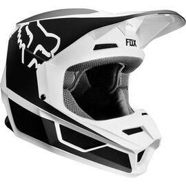 Велошлем Fox V1 Przm Helmet, Black/White, 21773-018, Вариант УТ-00102817: Размер: L (59-60cm), изображение  - НаВелосипеде.рф