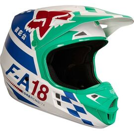 Велошлем Fox V1 Sayak Helmet, Green, 19534-004, Вариант УТ-00069861: Размер: L (59-60 см), изображение  - НаВелосипеде.рф
