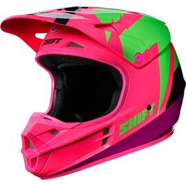 Велошлем Shift White Tarmac Helmet, Black/Pink, 17232-285, Вариант УТ-00069977: Размер: L , изображение  - НаВелосипеде.рф