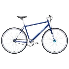 Городской велосипед Welt Fixie 1.0 28" 2018, Вариант УТ-00059742: Рама: One size, Рост: 160-175 см, Цвет: темно-синий  , изображение  - НаВелосипеде.рф
