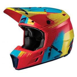 Велошлем Leatt GPX 3.5 Helmet, Red/Lime, 1019102192, Вариант УТ-00127488: Размер: L 59-60cm , изображение  - НаВелосипеде.рф