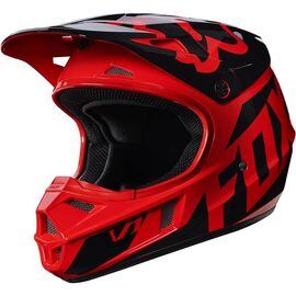 Велошлем подростковый Fox V1 Race Youth Helmet, Red, 17397-003, Вариант УТ-00070000: Размер: L, изображение  - НаВелосипеде.рф
