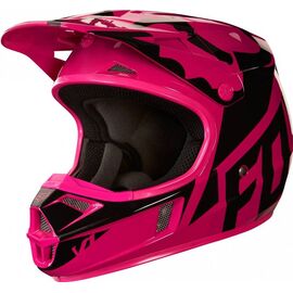 Велошлем подростковый Fox V1 Race Youth Helmet, Pink, 19542-170, Вариант УТ-00069998: Размер: M , изображение  - НаВелосипеде.рф