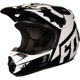 Велошлем подростковый Fox V1 Race Youth Helmet, Black, 19542-001, Вариант УТ-00069994: Размер: L , изображение  - НаВелосипеде.рф