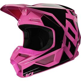 Велошлем подростковый Fox V1 Prix Youth Helmet, Pink, 25478-170, Вариант УТ-00168347: Размер: YL 51-52cm, изображение  - НаВелосипеде.рф