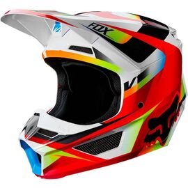 Велошлем подростковый Fox V1 Motif Youth Helmet, Red/White, 2019, 21784-054, Вариант УТ-00104558: Размер: L 51-52cm , изображение  - НаВелосипеде.рф