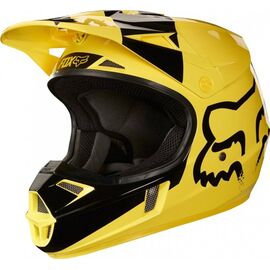 Велошлем подростковый Fox V1 Mastar Youth Helmet, Yellow, 19544-005, Вариант УТ-00069987: Размер: L , изображение  - НаВелосипеде.рф