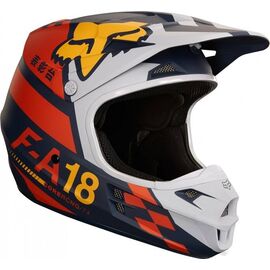 Велошлем Fox V1 Sayak Helmet, Orange, 19534-009, Вариант УТ-00069871: Размер: L , изображение  - НаВелосипеде.рф