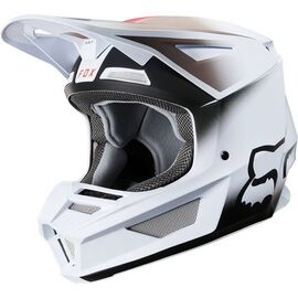 Велошлем подростковый Fox V2 Vlar Youth Helmet, White, 24788-008, Вариант УТ-00168356: Размер: YL 51-52cm , изображение  - НаВелосипеде.рф
