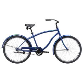 Городской велосипед Welt King Steel One 26" 2018, Вариант УТ-00059744: Рама: one size (Рост: 167-178), Цвет: темно-синий , изображение  - НаВелосипеде.рф