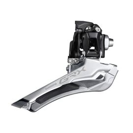 Переключатель велосипедный SHIMANO GRX RX400, передний, для 2X10, для 46T, нижняя тяга, CL: 46мм, IFDRX400F, изображение  - НаВелосипеде.рф