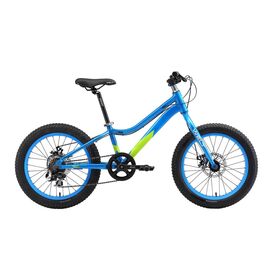 Детский велосипед Welt FAT Freedom 20" 2018, Вариант УТ-00059739: Возраст: 9-15 лет (Рост: от 135 см), Цвет: сине-зеленый , изображение  - НаВелосипеде.рф