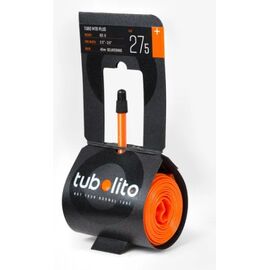 Камера велосипедная ELVEDES Tubo-MTB-27,5-Plus, 2.5″-3.0″, ниппель 42 мм, дисковый тормоз, легкая, вес 105 г, 33000021, изображение  - НаВелосипеде.рф