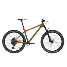 Горный велосипед KELLYS Gibon 70, 27,5", 2019, Вариант УТ-00161128: Рама: M (Рост: 172-182см), Цвет: зеленый/оранжевый, изображение  - НаВелосипеде.рф