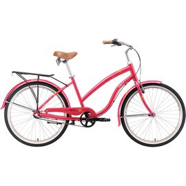 Женский велосипед Welt Queen Al 3 26" 2018, Вариант УТ-00059752: Рама: One size (Рост: 160-175 см), Цвет: темно-розовый , изображение  - НаВелосипеде.рф