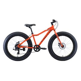 Подростковый велосипед Stark Rocket Fat 24.2 D 24" 2020, Вариант УТ-00186845: Рама: one size, Цвет: оранжевый/серый/белый, изображение  - НаВелосипеде.рф