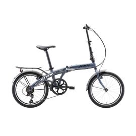 Складной велосипед Stark Jam 20.1 V, 20", 2020, Вариант УТ-00186843: Рама: one size (Рост: 150-175см), Цвет: серый/чёрный/белый, изображение  - НаВелосипеде.рф