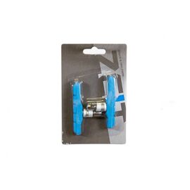Тормозные колодки ZEIT, для V-брейк тормозов, резьбовые, голубой, Z-613, изображение  - НаВелосипеде.рф
