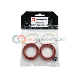 Комплект сальников RacingBros EDGE 35мм, NonFlange, пониженного трения, рыжий, R1510015, изображение  - НаВелосипеде.рф