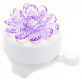 Звонок велосипедный Vinca Sport,"Цветок фиолетовый", YL 12-5 violet, изображение  - НаВелосипеде.рф