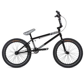 Велосипед ВМХ Stolen OVERLORD 20" 2020 , Вариант УТ-00190630: Рама: one size (Рост: 150-165 см), Цвет: BLACK W/ REFLECTIVE GREY, изображение  - НаВелосипеде.рф