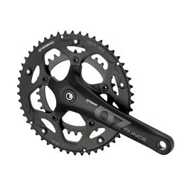 Система шатунов велосипедная PROWHEEL, для шоссе, 2 звезды, 50T-34T, для 9/8-скоростей, 175мм, черный, OUNCE-521C-N, изображение  - НаВелосипеде.рф