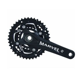 Система шатунов велосипедная PROWHEEL, MTB Performance, 40T-30T-22T, 175 мм, черный, MARVEL-951-TT, изображение  - НаВелосипеде.рф