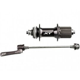 Втулка велосипедная SHIMANO DEORE XT FH-M8000, задняя, под кассету, 32H,  8-11 скоростей, AFHM8000BZA, изображение  - НаВелосипеде.рф