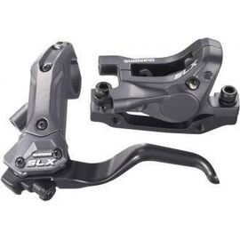 Тормоз дисковый велосипедный Shimano SLX M665, BL(левая)/BR(передний), адаптер standard 1000мм, IM6651LFURA100, изображение  - НаВелосипеде.рф