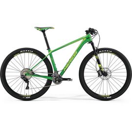 Горный велосипед Merida Big.Nine XT 2017, Вариант УТ-00037352: Рама: 21" (Рост: 185 - 190 cm), Цвет: зеленый, изображение  - НаВелосипеде.рф