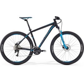 Горный велосипед Merida Big.Nine 70 2016, 6110639122, Вариант УТ-00038731: Рама: 17" (Рост: 175 - 180 cm), Цвет: матовый черно-сине-серый, изображение  - НаВелосипеде.рф