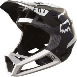Велошлем Fox Proframe Moth Helmet, черно-белый, 18609-018, Вариант УТ-00043003: Размер: L (59-60 см) , изображение  - НаВелосипеде.рф