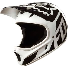 Велошлем Fox Rampage Race Helmet, бело-черный, 18632-058, Вариант УТ-00043063: Размер: L (59-60 см) , изображение  - НаВелосипеде.рф