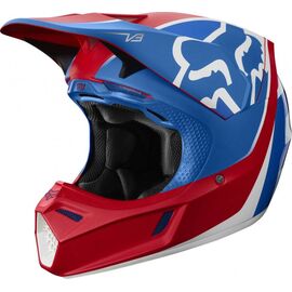 Велошлем Fox V3 Kila Helmet, Blue/Red, 21766-149, Вариант УТ-00097054: Размер: L 59-60.3cm , изображение  - НаВелосипеде.рф