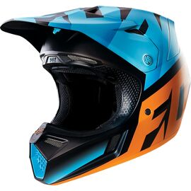 Велошлем Fox V3 Shiv Helmet, Aqua, 14940-246, Вариант УТ-00069941: Размер: L , изображение  - НаВелосипеде.рф