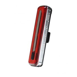 Фонарь велосипедный задний Moon, 1 диод, 8 режимов, USB, красно-серебристый, WP_Nebula_R, изображение  - НаВелосипеде.рф